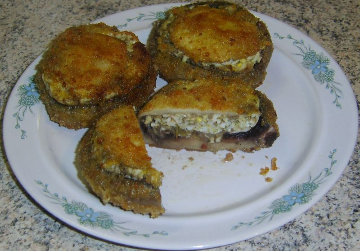 pieczarki faszerowane foto