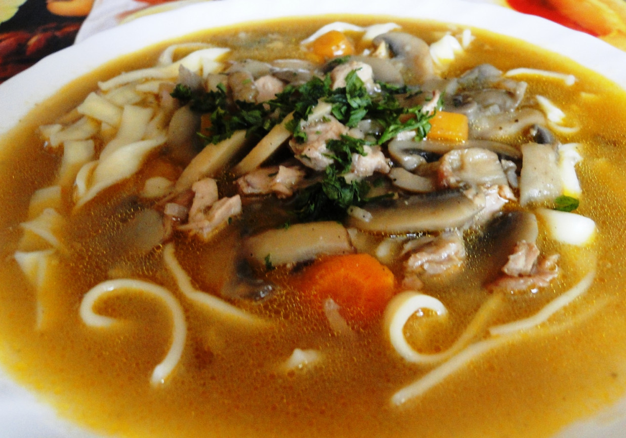 Pieczarkowa z dodatkiem zakwasu foto