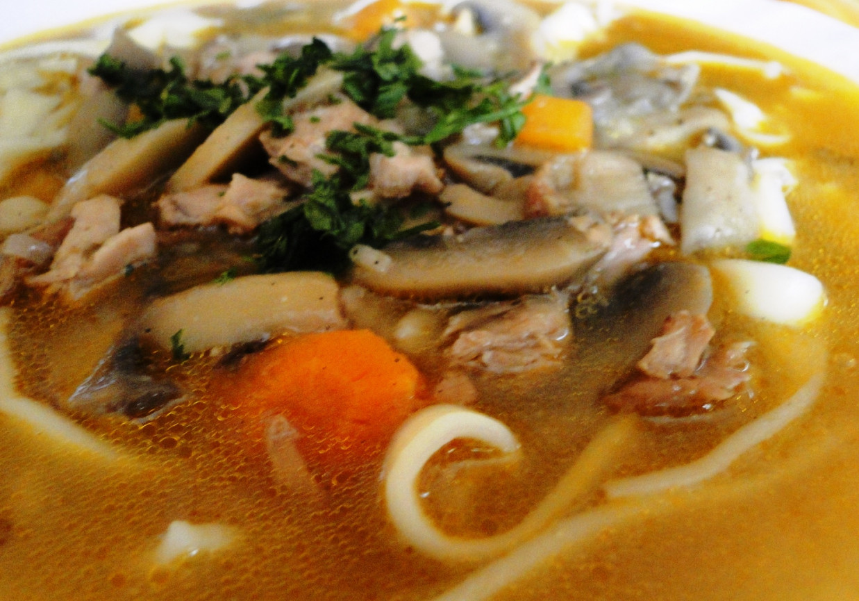 Pieczarkowa z dodatkiem zakwasu foto