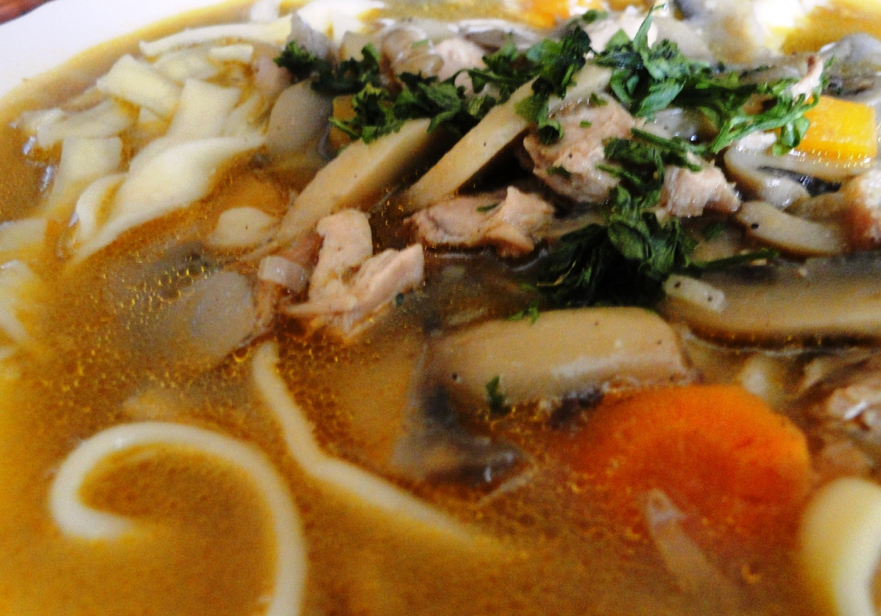 Pieczarkowa z dodatkiem zakwasu foto