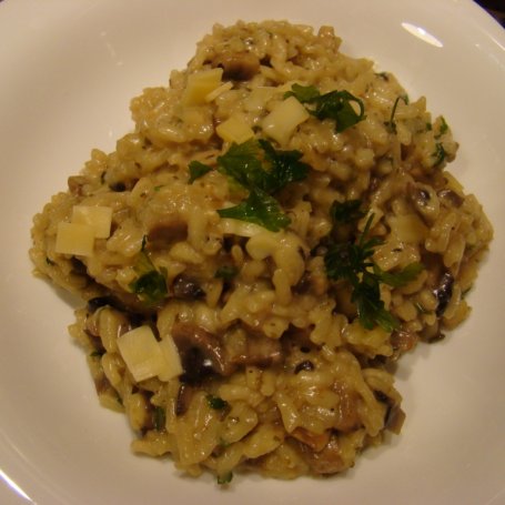 Krok 6 - Pieczarkowe risotto foto