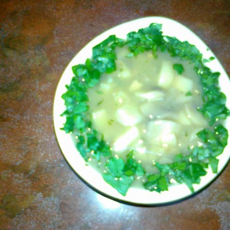 Krok 3 - Pieczarkowy sos z zieloną pietruszką foto