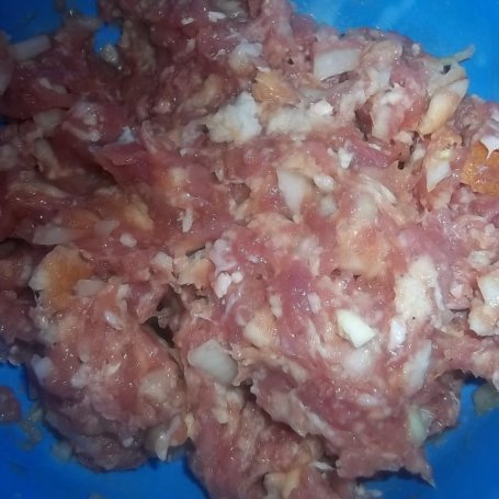 Krok 3 - Pieczeń z mięsa mielonego z cebulą foto