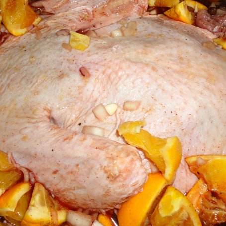 Krok 2 - Pieczona kaczka w winie z nutą pomarańczy foto