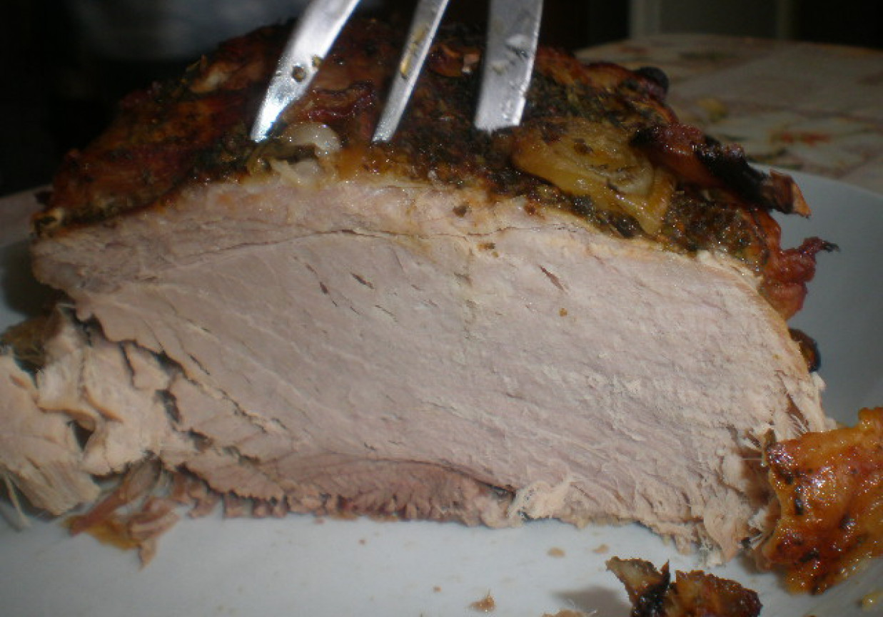 Pieczona szynka foto