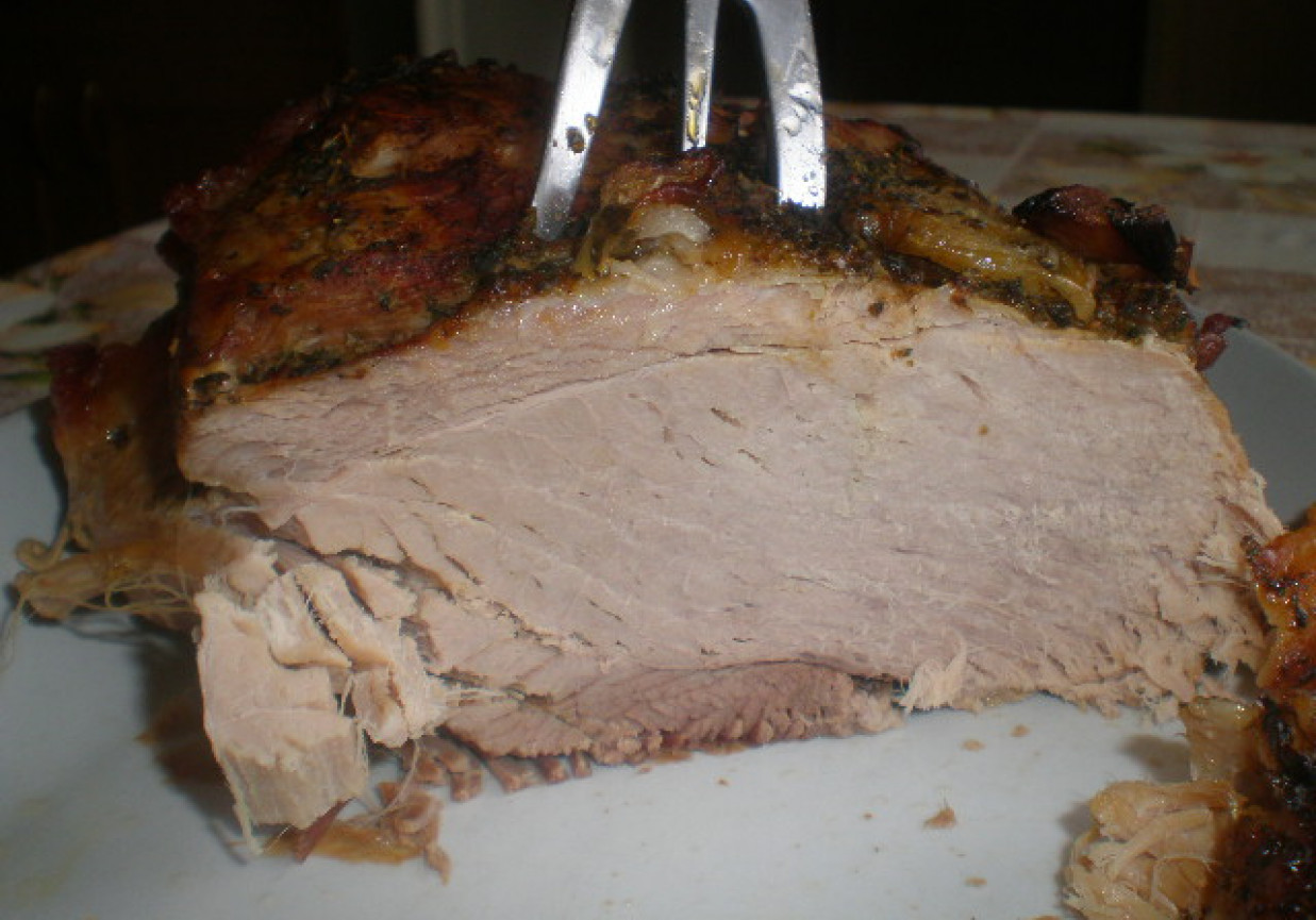 Pieczona szynka foto