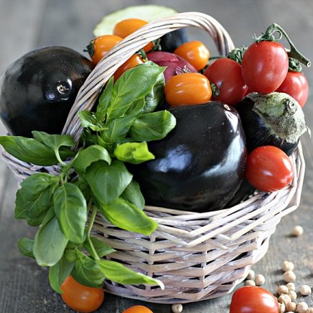 Krok 1 - Pieczone bakłażany z ciecierzycą i anchois foto