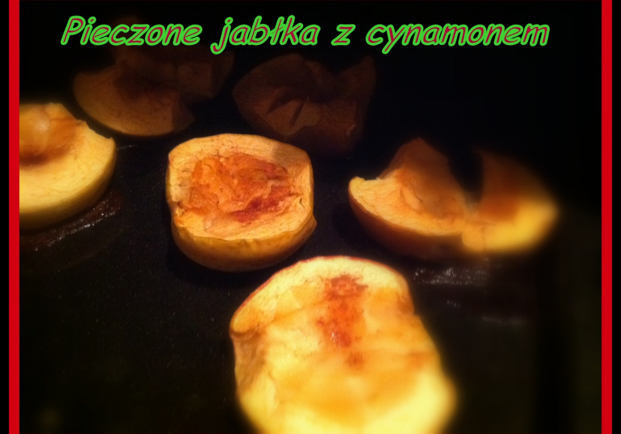 Pieczone jabłka z cynamonem foto