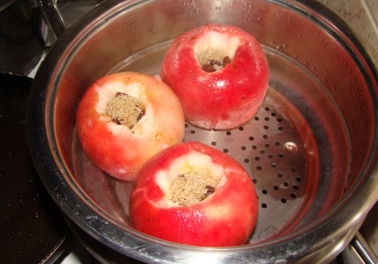 pieczone jabłka foto