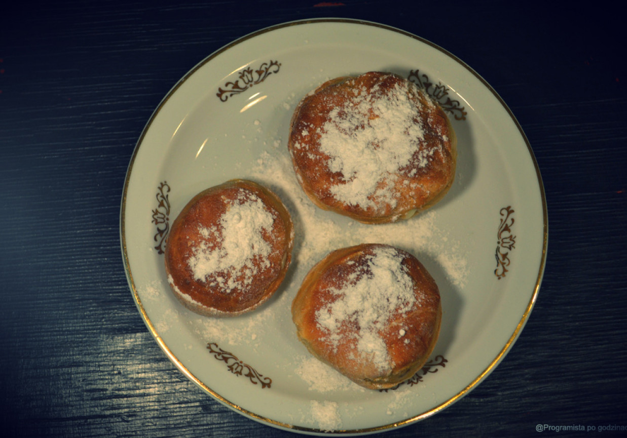Pieczone pączki z waniliowym mascarpone foto