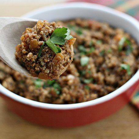 Krok 2 - Pieczone pierogi nadziewane sosem bolognese foto