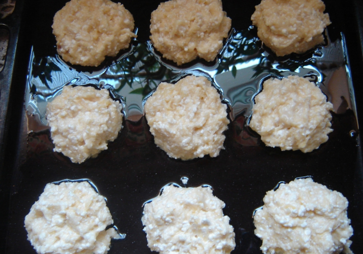 Pieczone placki ziemniaczano-serowe foto
