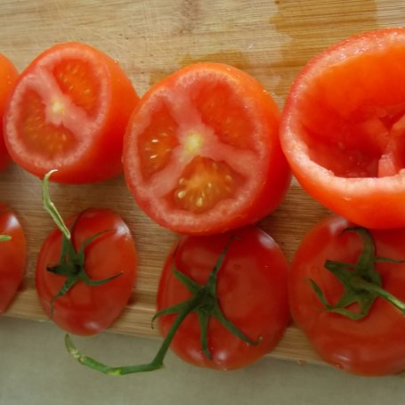 Krok 4 - Pieczone pomidory z soczewicą foto