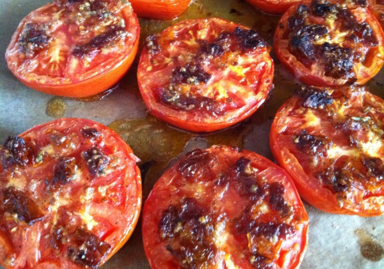 Pieczone pomidory foto
