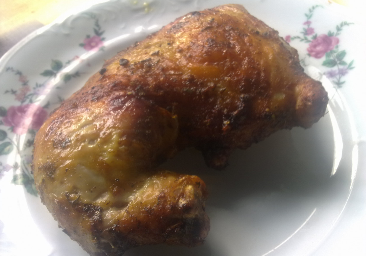 Pieczone udka kurczaka foto