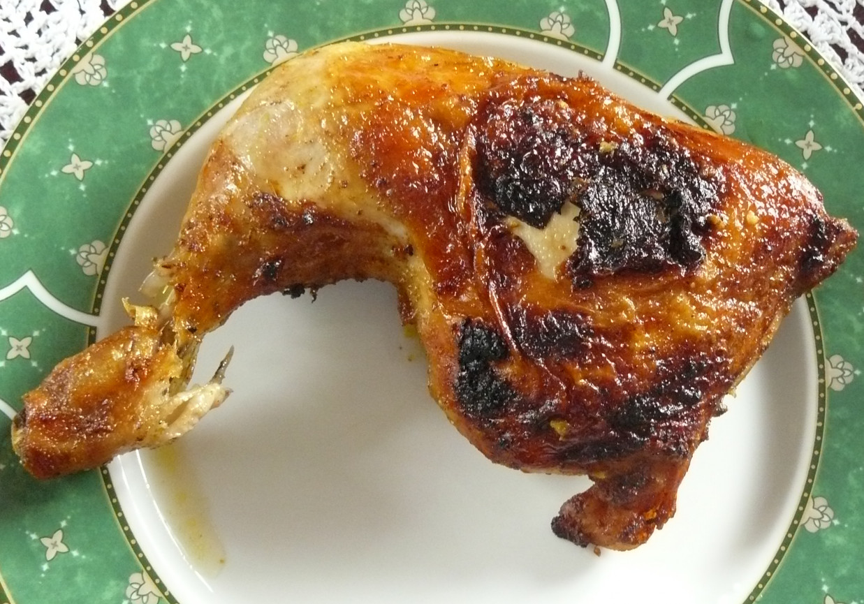 Pieczone udka z kurczaka foto