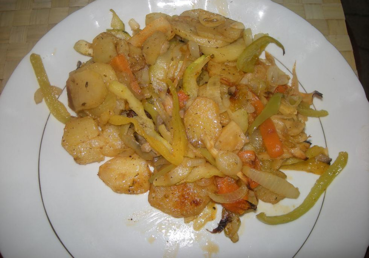 Pieczone warzywa foto