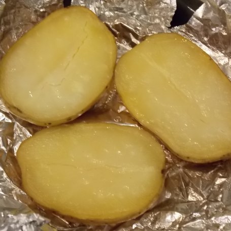 Krok 1 - Pieczone ziemniaki z boczkiem foto