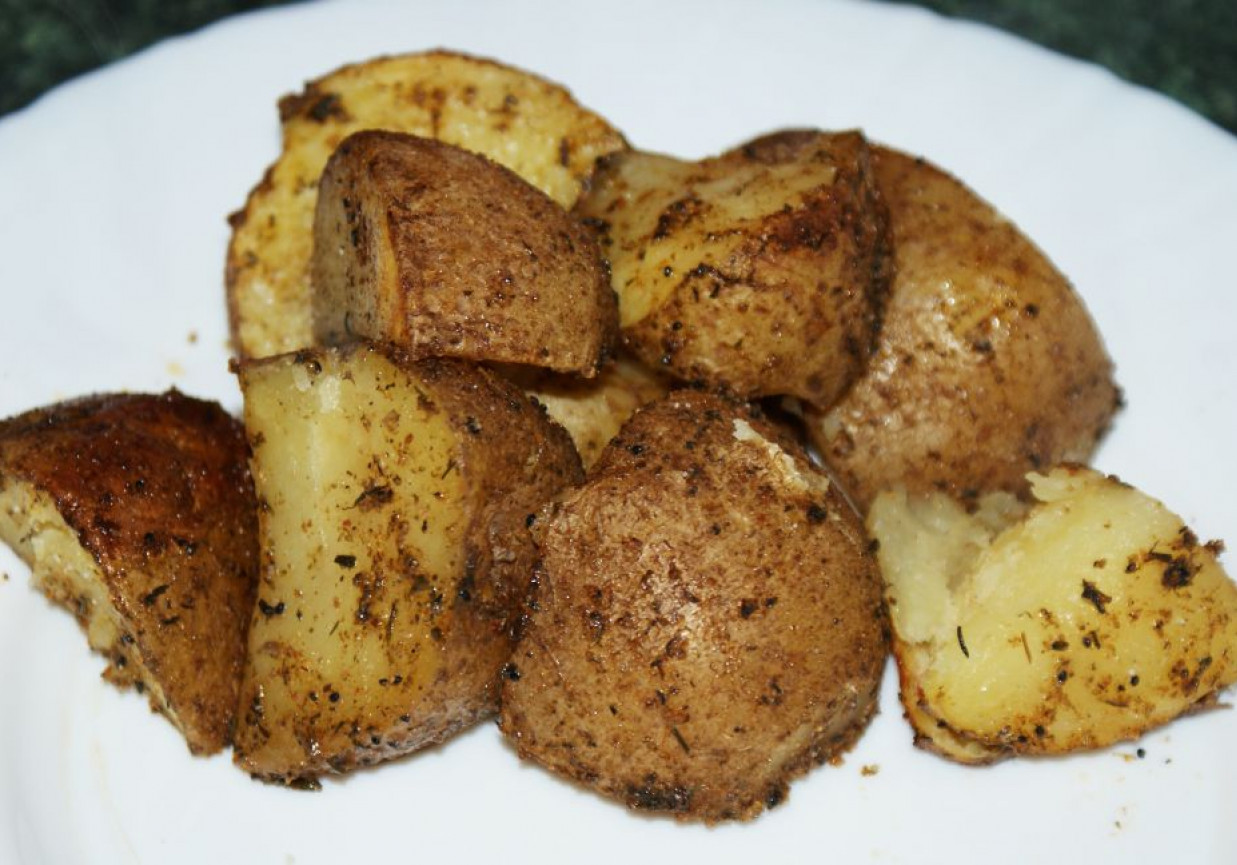Pieczone ziemniaki foto