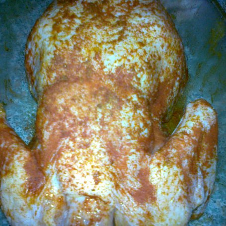 Krok 1 - pieczony kurczak cebulowy foto