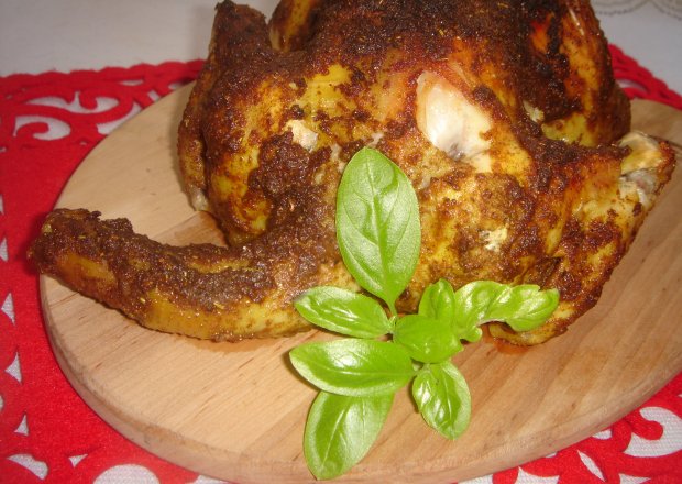 Fotografia przedstawiająca Pieczony kurczak curry