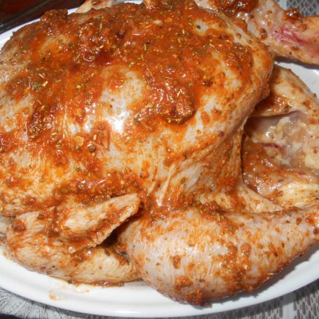 Krok 4 - Pieczony kurczak długo marynowany foto