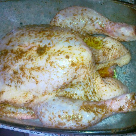 Krok 1 - pieczony kurczak w sezamie foto