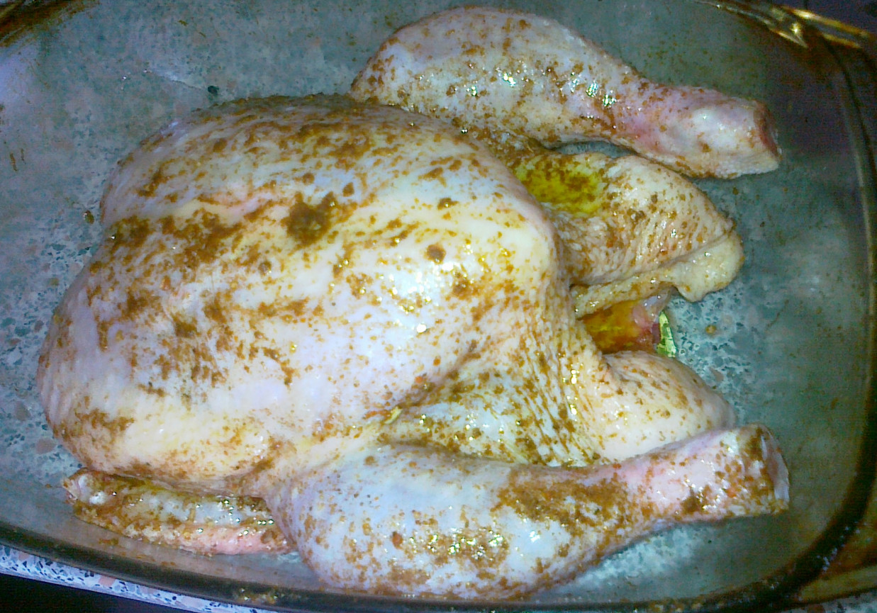 pieczony kurczak w sezamie foto