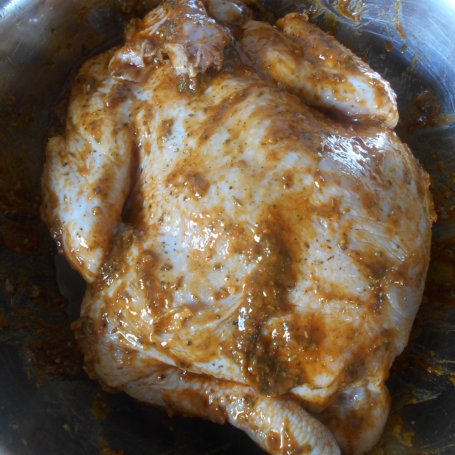 Krok 3 - Pieczony kurczak z musztardą foto