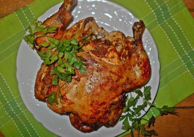 Fotografia przedstawiająca Pieczony kurczak z tapas