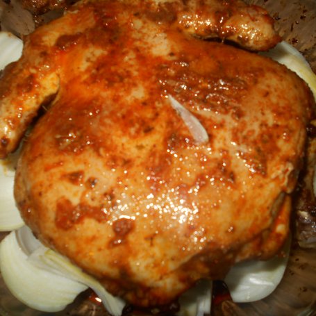 Krok 5 - Pieczony kurczak z wędzoną papryką i warzywami foto