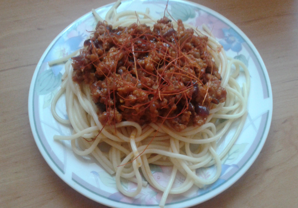 Piekielne spaghetti foto