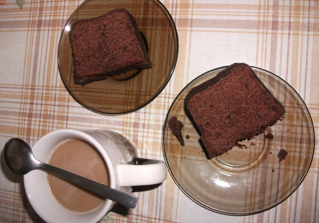 Pierniczek w czekoladowej glazurze foto