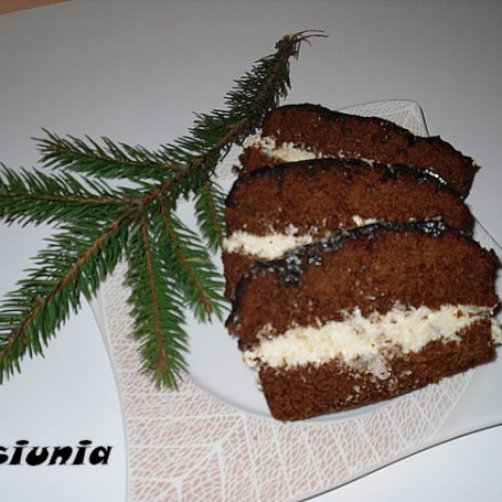 Krok 6 - Piernik z masą grysikową foto