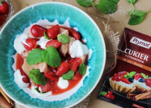 Jak zrobić pierogi leniwe z truskawkami? foto