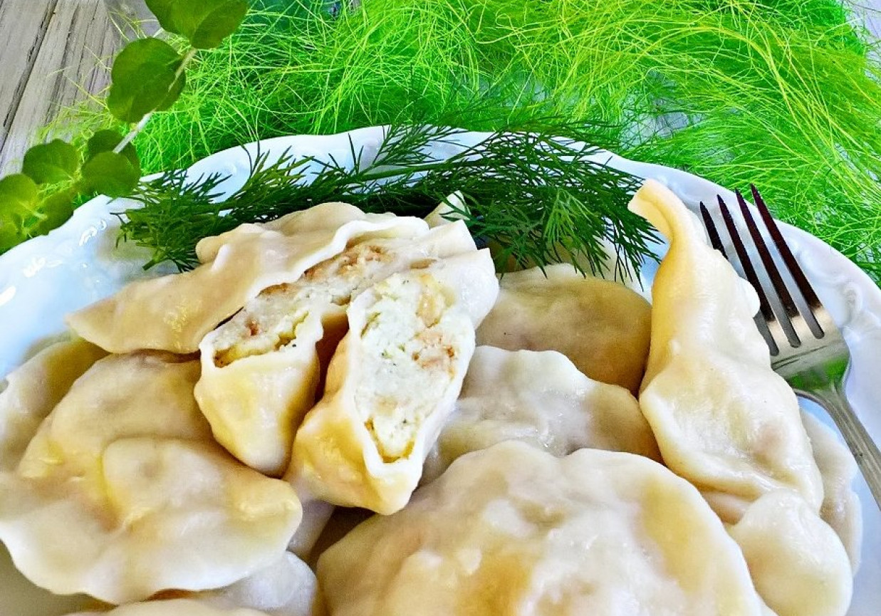 Pierogi ruskie z prażoną cebulką Zewy foto