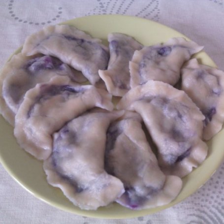 Krok 5 - Pierogi z jagodami foto