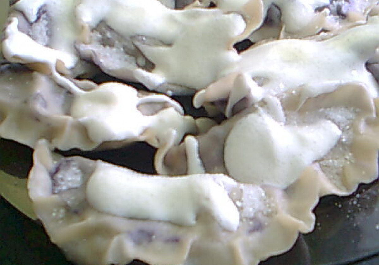 Pierogi z jagodami foto