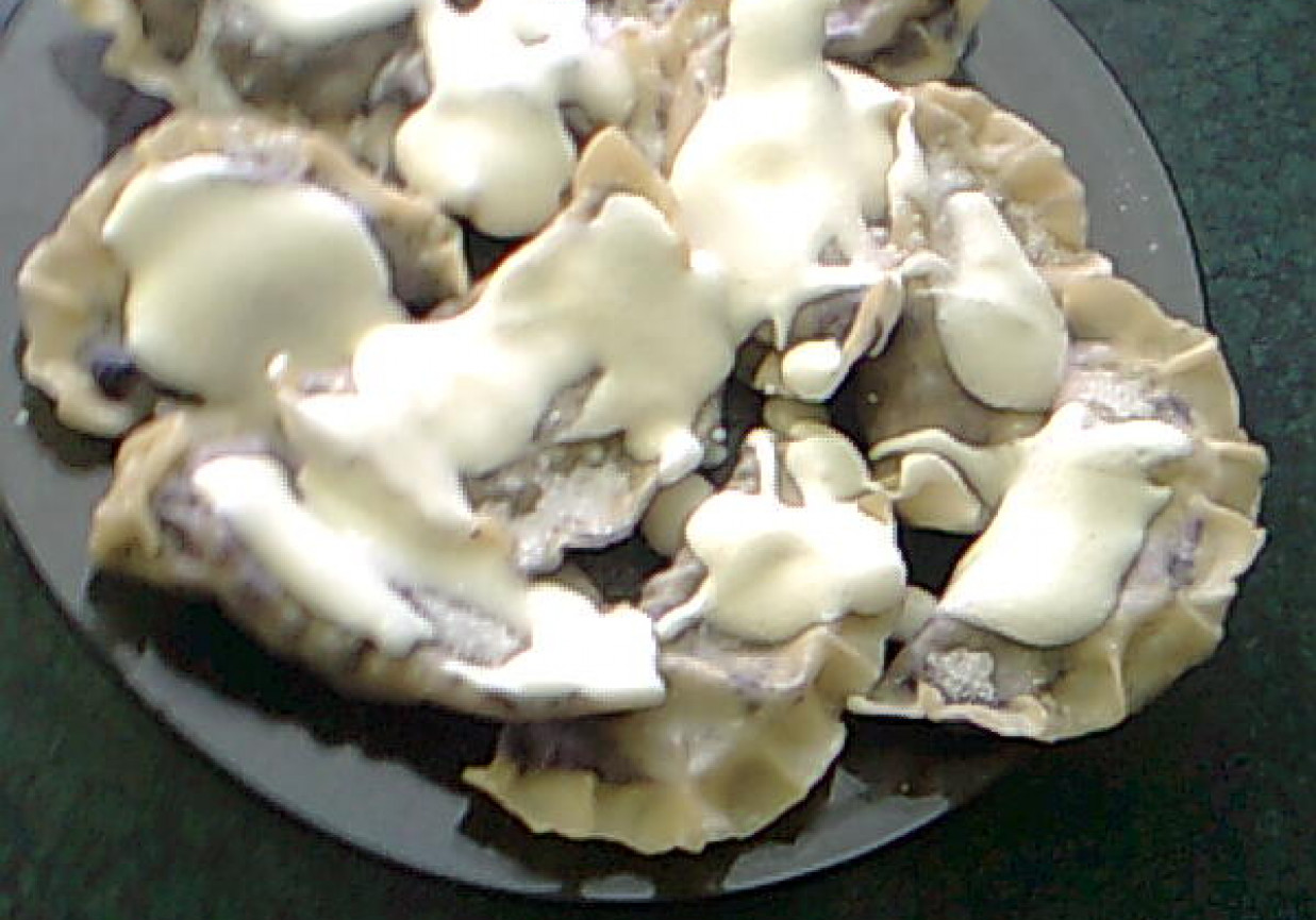 Pierogi z jagodami foto