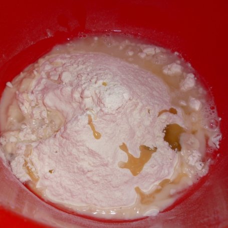 Krok 3 - Pierogi z kaszanką i leśnymi grzybami foto