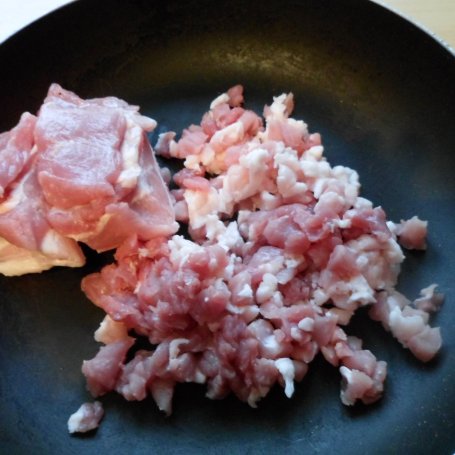 Krok 1 - Pierogi z kaszy jaglanej z boczkiem foto