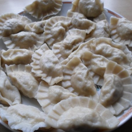 Krok 5 - Pierogi z kaszy jaglanej z boczkiem foto