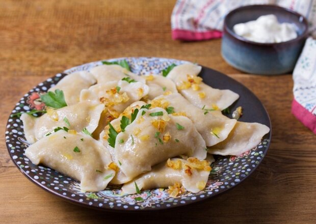 Fotografia przedstawiająca Pierogi z mięsem z indyka