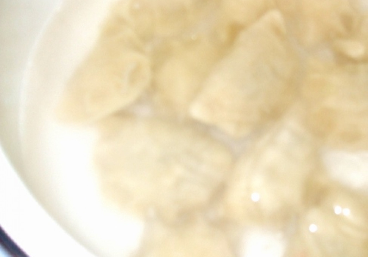 Pierogi z nadzieniem z kapusty słodkiej foto