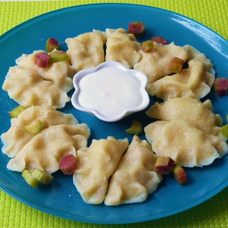 Krok 8 - Pierogi z rabarbarem foto