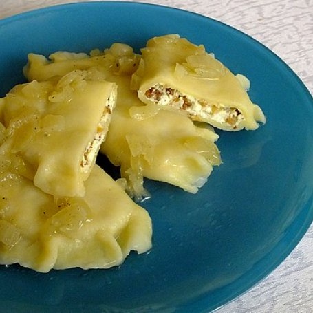 Krok 3 - Pierogi z serem i kaszą gryczaną foto