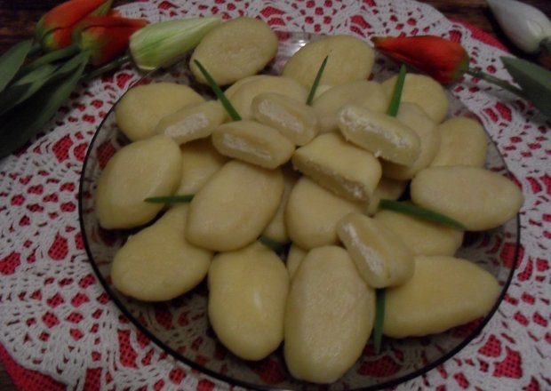 Fotografia przedstawiająca Pierogi z serem po Ukraińsku