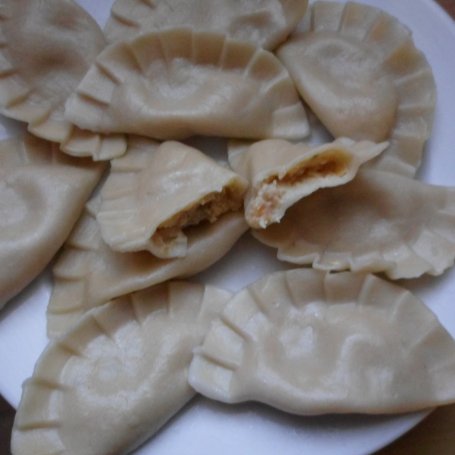 Krok 5 - Pierogi z soczewicy z serem feta foto