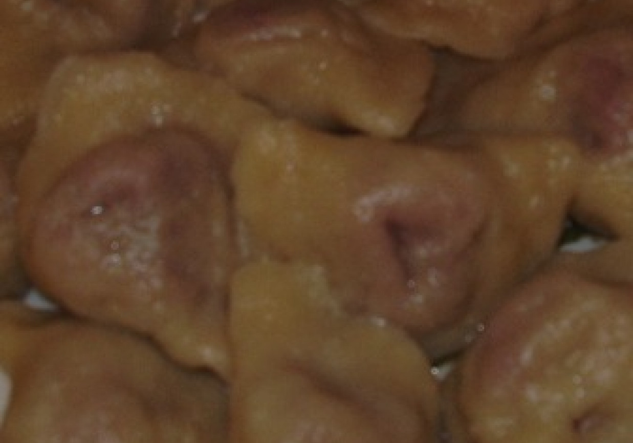 Pierogi z truskawkami foto