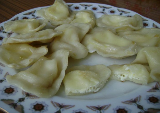 Fotografia przedstawiająca Pierogi ze słodkim serem
